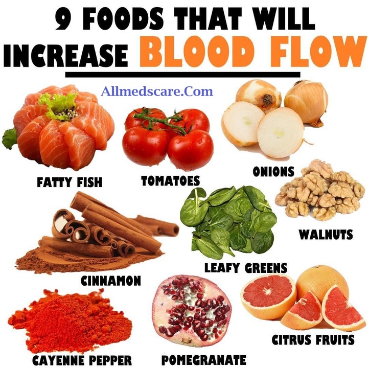 Foods to improving Blood Flow